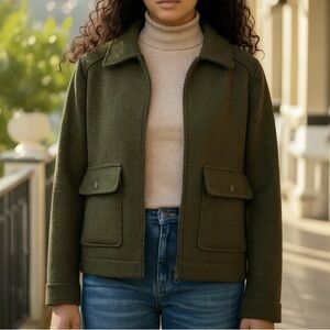 Banana Republic Women’s Jacket Green Large NWT